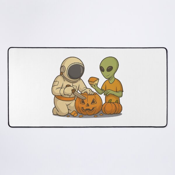 Item preview, Pumpkin Art on Mars: Astronaut & Alien Painting Faces designed and sold by HEERMANArt.