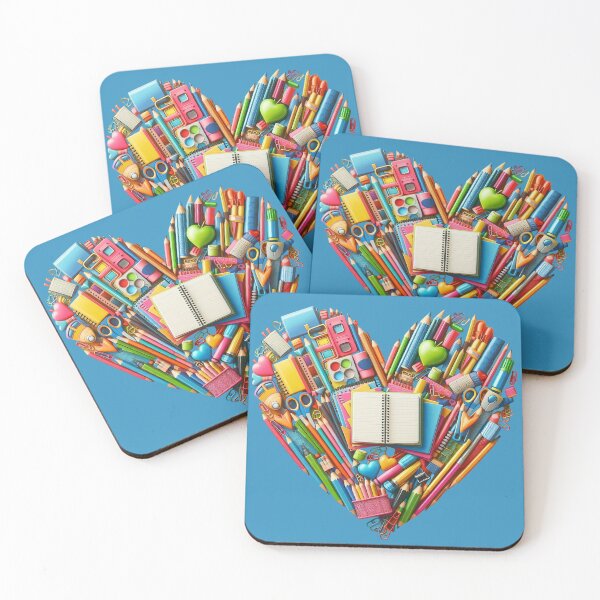 Item preview, Artistic Heart with School Supplies, Artist Gift, Creative Teacher PNG, Sublimation Design designed and sold by TheGaliyaStudio.
