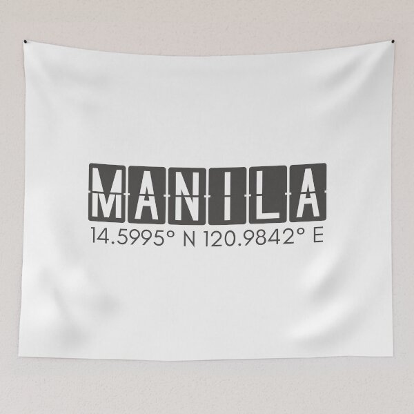 Item preview, Manila Philippines Coordinates Minimalist Design designed and sold by holaitssher.
