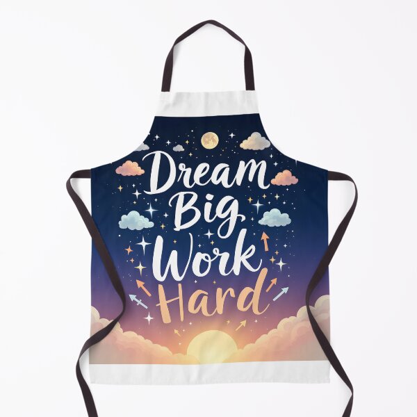 Item preview, Dream Big Work Hard designed and sold by MonStock.