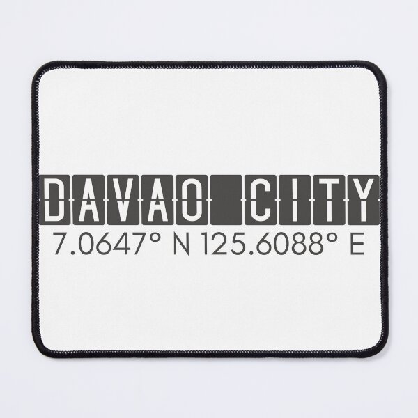 Item preview, Davao City Philippines Coordinates Minimalist Design designed and sold by holaitssher.