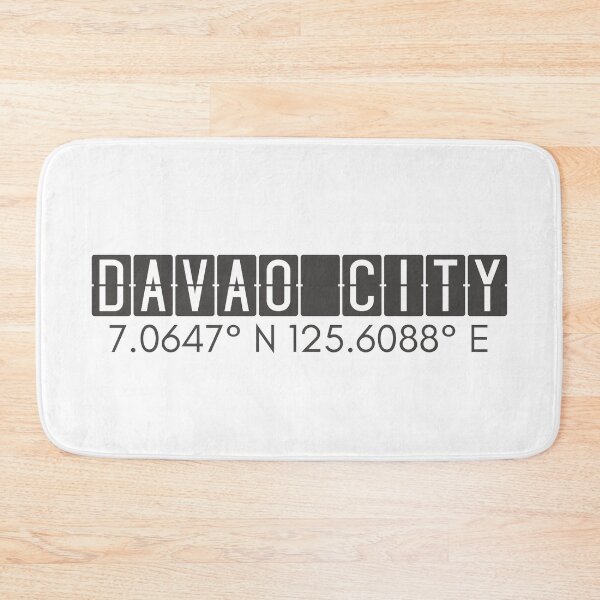 Item preview, Davao City Philippines Coordinates Minimalist Design designed and sold by holaitssher.