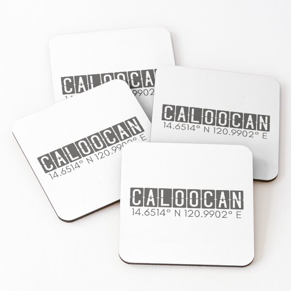 Item preview, Caloocan Philippines Coordinates Minimalist Design designed and sold by holaitssher.