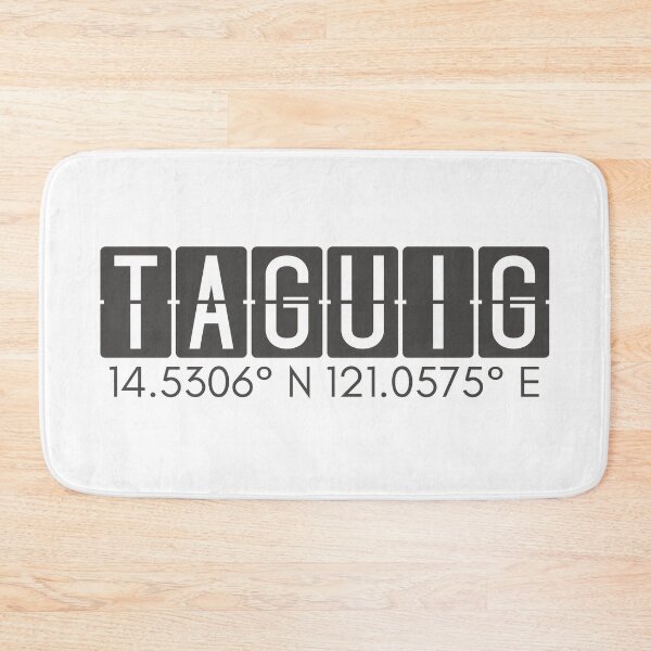 Item preview, Taguig Philippines Coordinates Minimalist Design designed and sold by holaitssher.
