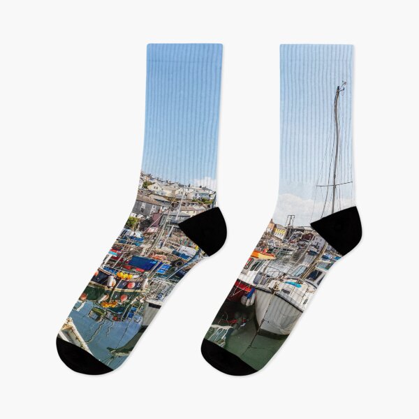 Item preview, Yachts And Boats In Mevagissey Harbour, Cornwall, England designed and sold by Paul Thompson Photography.