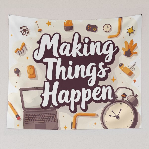 Item preview, making thing happen designed and sold by MonStock.