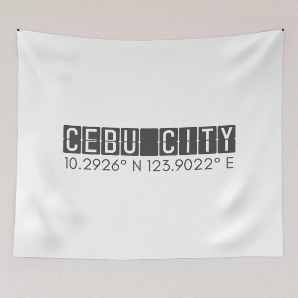 Item preview, Cebu City Philippines Coordinates Minimalist Design designed and sold by holaitssher.