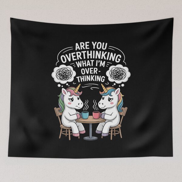 Item preview, Are You Overthinking What I'm Overthinking — Overthinker Duo designed and sold by Stock4U.