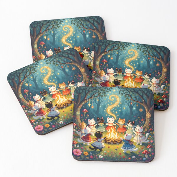Item preview, Circle of Cat Priestesses designed and sold by SoniaSarkali.