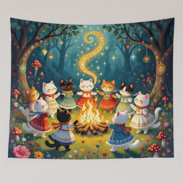 Item preview, Circle of Cat Priestesses designed and sold by SoniaSarkali.