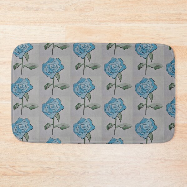 Item preview, Blue Rose pencil drawing by Fallen Angel Art designed and sold by FallenAngelArt.