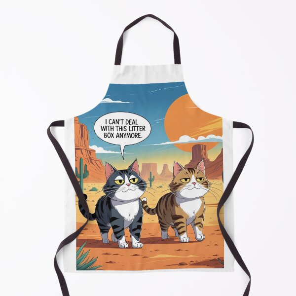 Item preview, Two Cats in the Desert – “I Can’t Deal With This Litter Box” designed and sold by RAKO13.