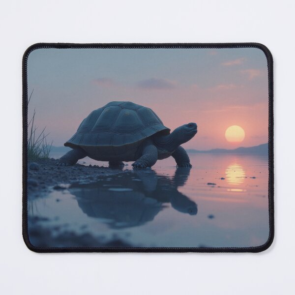 Item preview, Turtle at Magic Hour designed and sold by HabitableMoons.