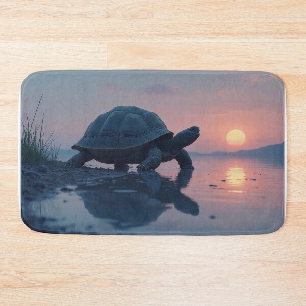 Item preview, Turtle at Magic Hour designed and sold by HabitableMoons.