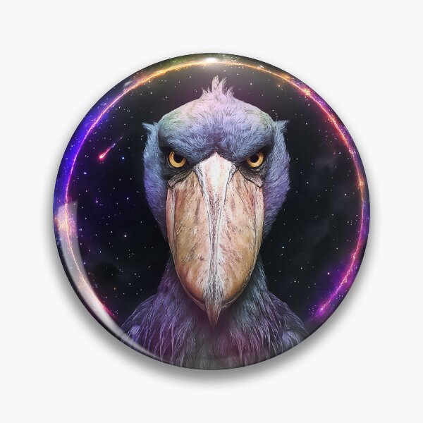Item preview, Shoebill Cosmic Staredown – Galactic Judgement Gaze designed and sold by SUNAGIMO9999.