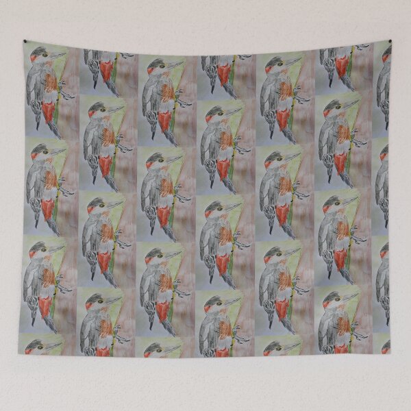 Item preview, Woodpecker watercolour by Fallen Angel Art designed and sold by FallenAngelArt.