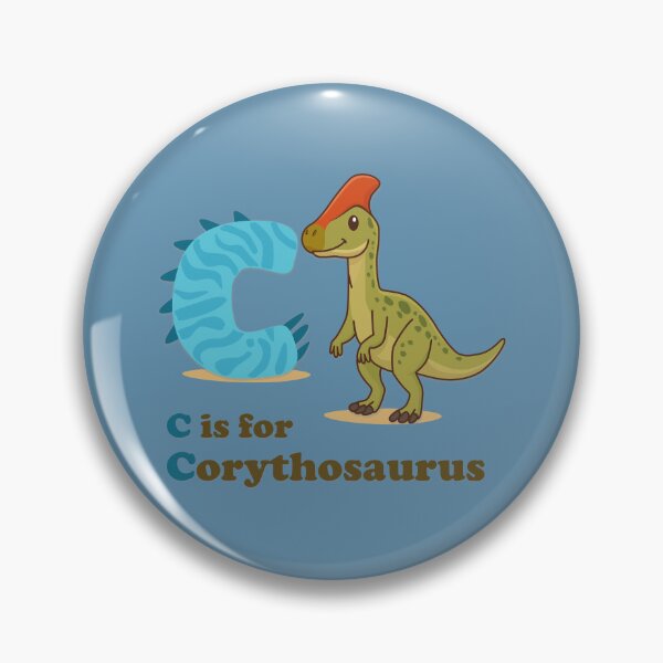Item preview, C is for Corythosaurus | Cute Dinosaur Alphabet Poster for Kids Room & Nursery designed and sold by FilizDesigner.