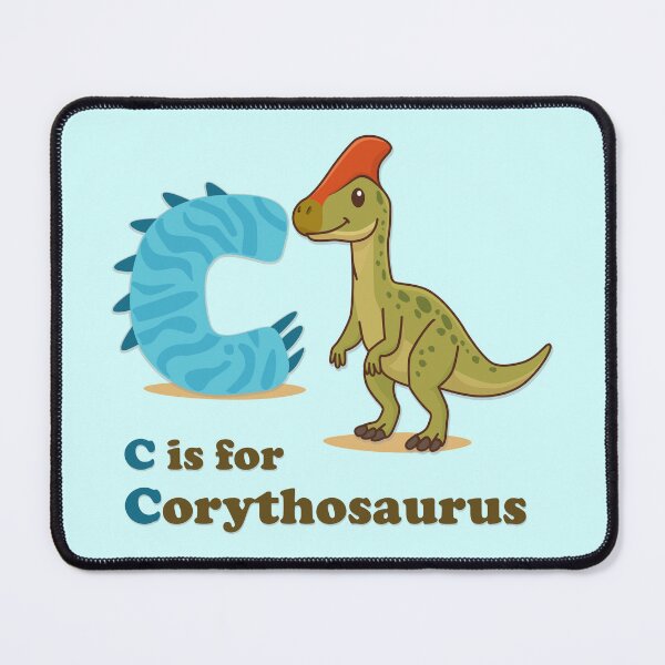Item preview, C is for Corythosaurus | Cute Dinosaur Alphabet Poster for Kids Room & Nursery designed and sold by FilizDesigner.