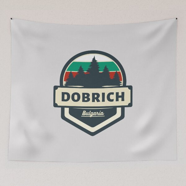 Item preview, Dobrich Bulgaria Retro Vintage Badge designed and sold by World Designs.