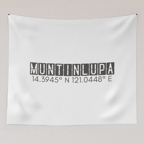 Item preview, Muntinlupa Philippines Coordinates Minimalist Design designed and sold by holaitssher.
