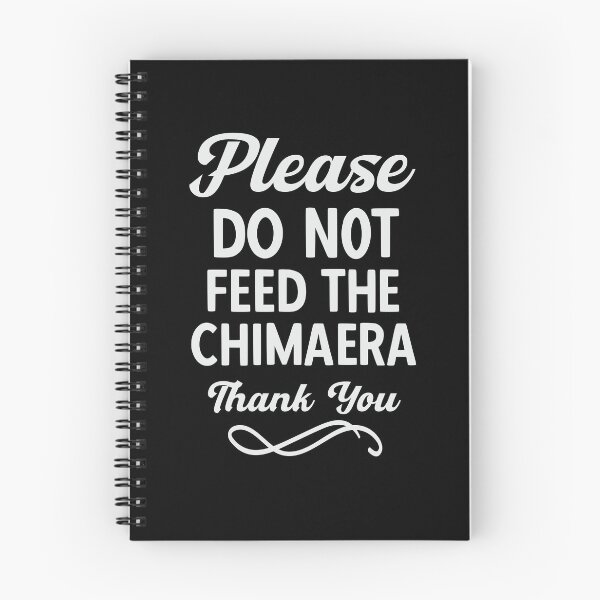 Item preview, Ancient Sign: Do Not Feed the Chimaera designed and sold by YT-Greek2Me.