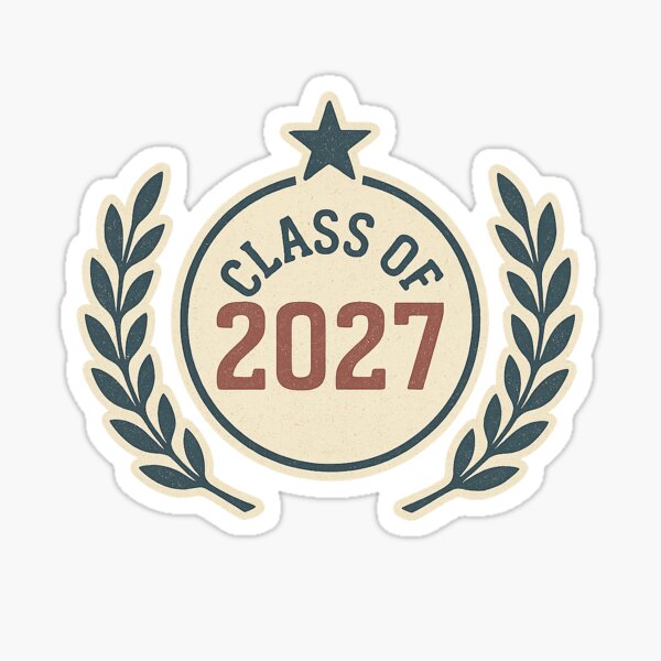 Item preview, Class of 2027 – Vintage Graduation Emblem designed and sold by High School Spirit.