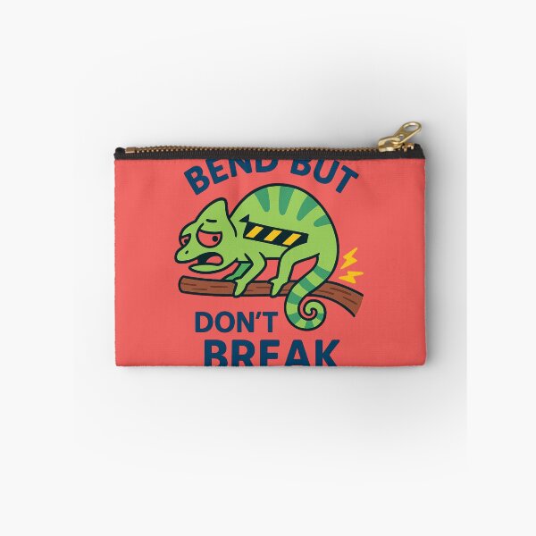 Item preview, Bend But Don’t Break – Funny Chameleon Back Pain Cartoon Design designed and sold by jelonkaa.