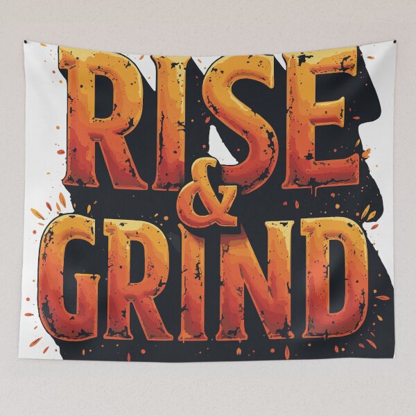 Item preview, RISE & GRIND designed and sold by MonStock.