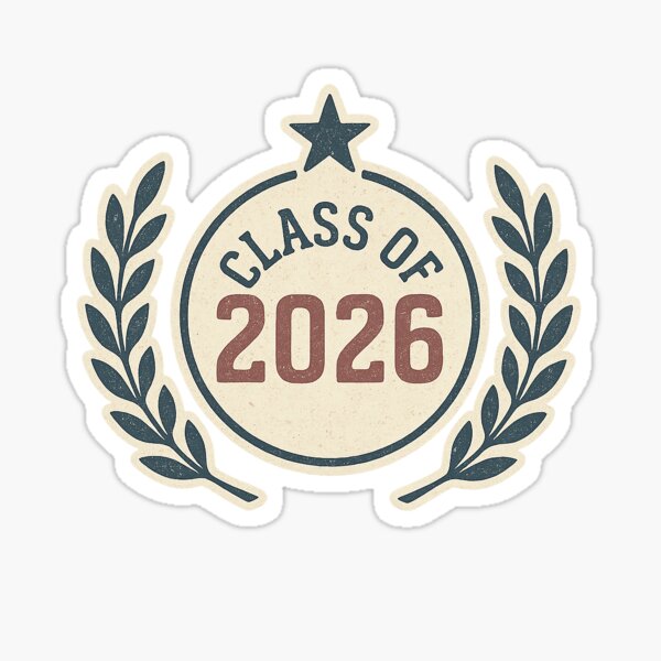 Item preview, Class of 2026 – Vintage Graduation Emblem designed and sold by High School Spirit.