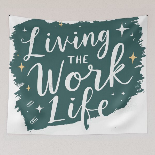 Item preview, living the work life designed and sold by MonStock.
