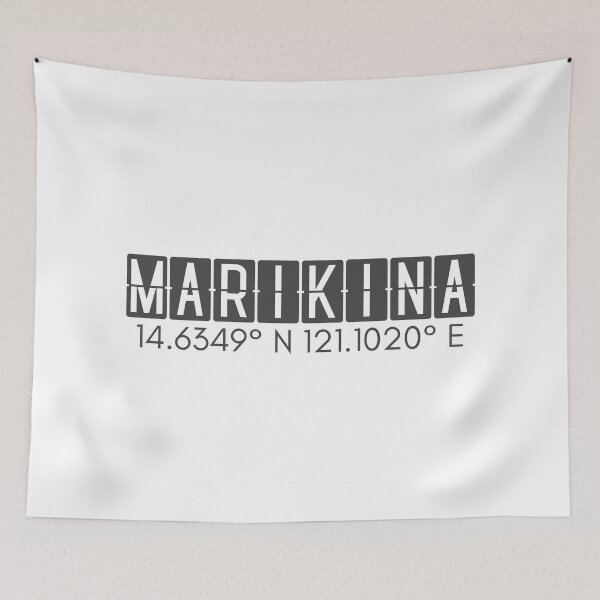 Item preview, Marikina Philippines Coordinates Minimalist Design designed and sold by holaitssher.