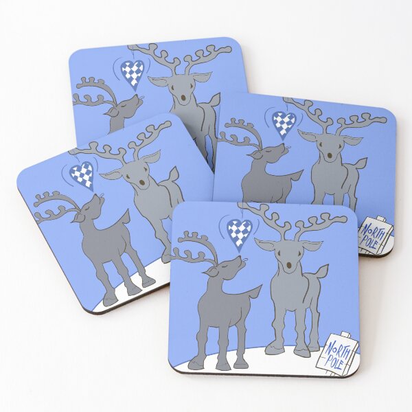 Item preview, Santa’s reindeer love salty candy hearts designed and sold by SUSY JOHNSEN/SUSY-J.