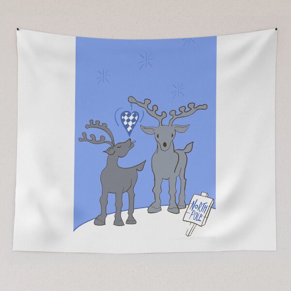 Item preview, Santa’s reindeer love salty candy hearts designed and sold by SUSY JOHNSEN/SUSY-J.