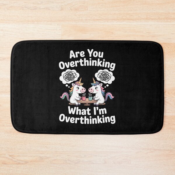 Item preview, Are You Overthinking What I'm Overthinking — Pastel Unicorn Overthinkers designed and sold by Stock4U.