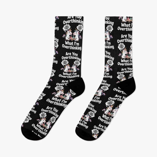 Item preview, Are You Overthinking What I'm Overthinking — Pastel Unicorn Overthinkers designed and sold by Stock4U.
