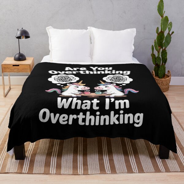 Item preview, Are You Overthinking What I'm Overthinking — Pastel Unicorn Overthinkers designed and sold by Stock4U.