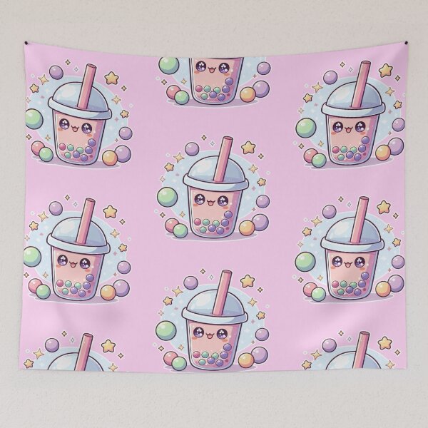 Item preview, Kawaii Bubble Tea – Cute Anime Manga Boba Drink Aesthetic designed and sold by Sugar Wisdom .