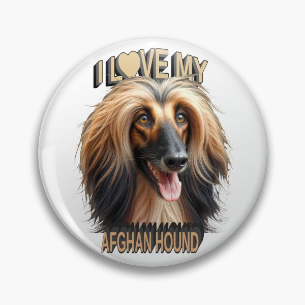 Item preview,  I Love My Afghan Hound –  Dog Lover Design designed and sold by ArtsyExplorer.