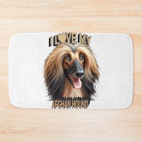 Item preview,  I Love My Afghan Hound –  Dog Lover Design designed and sold by ArtsyExplorer.