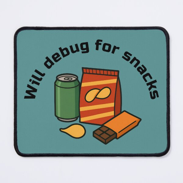 Item preview, Will Debug for Snacks – Funny Programmer Tee designed and sold by DanielBDesigns.
