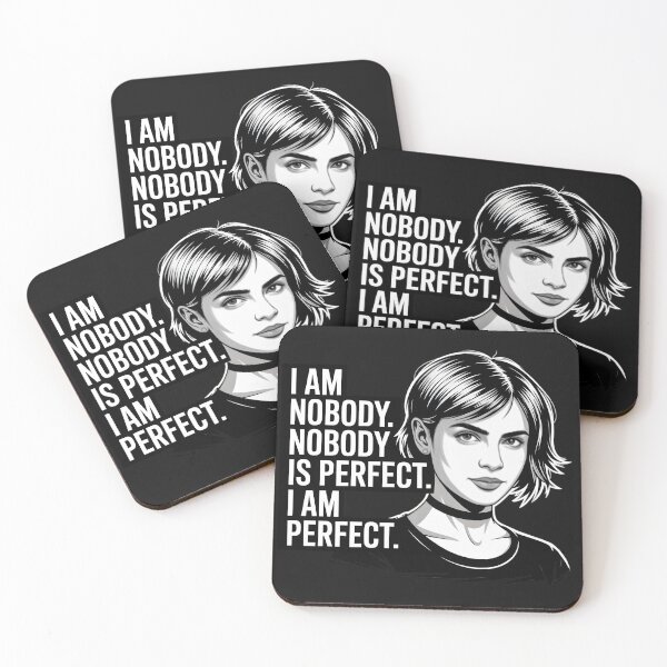 Item preview, I am nobody. Nobody is perfect. I am perfect designed and sold by PhrasePalette.
