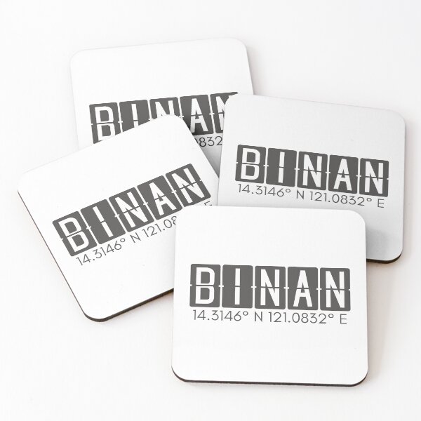 Item preview, Binan Philippines Coordinates Minimalist Design designed and sold by holaitssher.