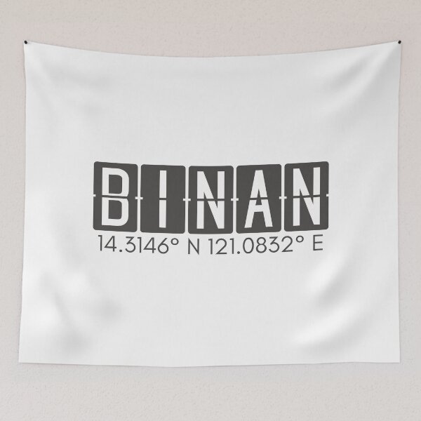 Item preview, Binan Philippines Coordinates Minimalist Design designed and sold by holaitssher.