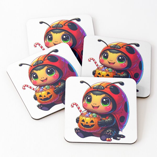 Item preview, Cute Ladybug Halloween Candy Basket designed and sold by takeng07.