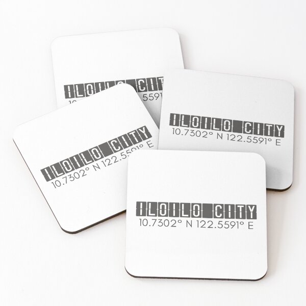 Item preview, Iloilo City Philippines Coordinates Minimalist Design designed and sold by holaitssher.