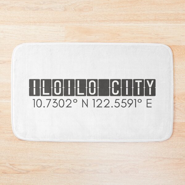 Item preview, Iloilo City Philippines Coordinates Minimalist Design designed and sold by holaitssher.