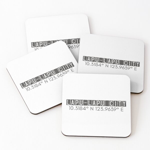 Item preview, Lapu-Lapu City Philippines Coordinates Minimalist Design designed and sold by holaitssher.