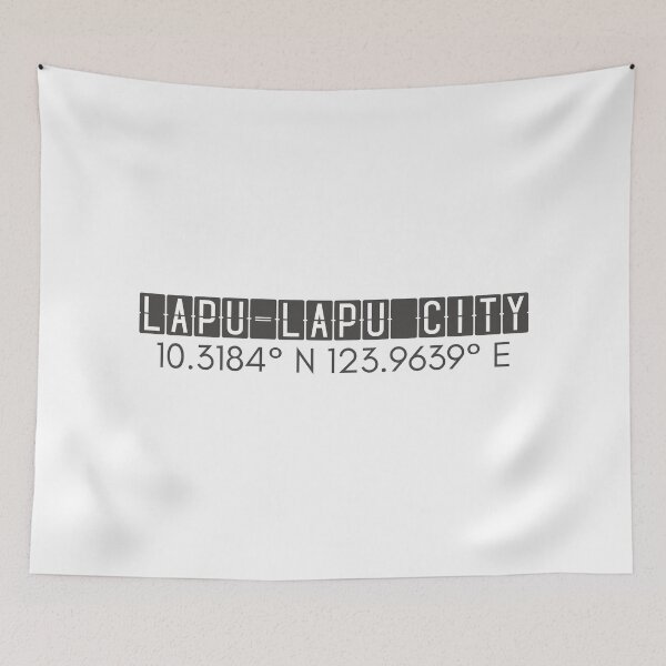 Item preview, Lapu-Lapu City Philippines Coordinates Minimalist Design designed and sold by holaitssher.
