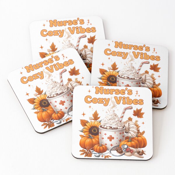 Artikelvorschau, Nurse Cozy Vibes – Herbst-Design entworfen und verkauft von GoxyVision.