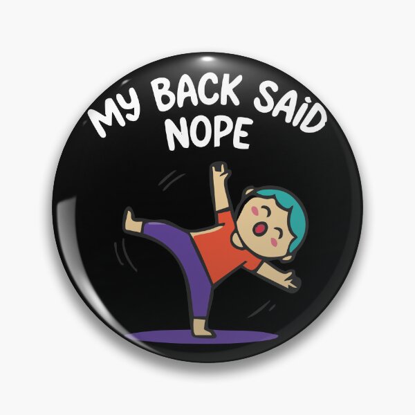Item preview, Back Pain Yoga/Stretching Joke designed and sold by Uglyandcute.